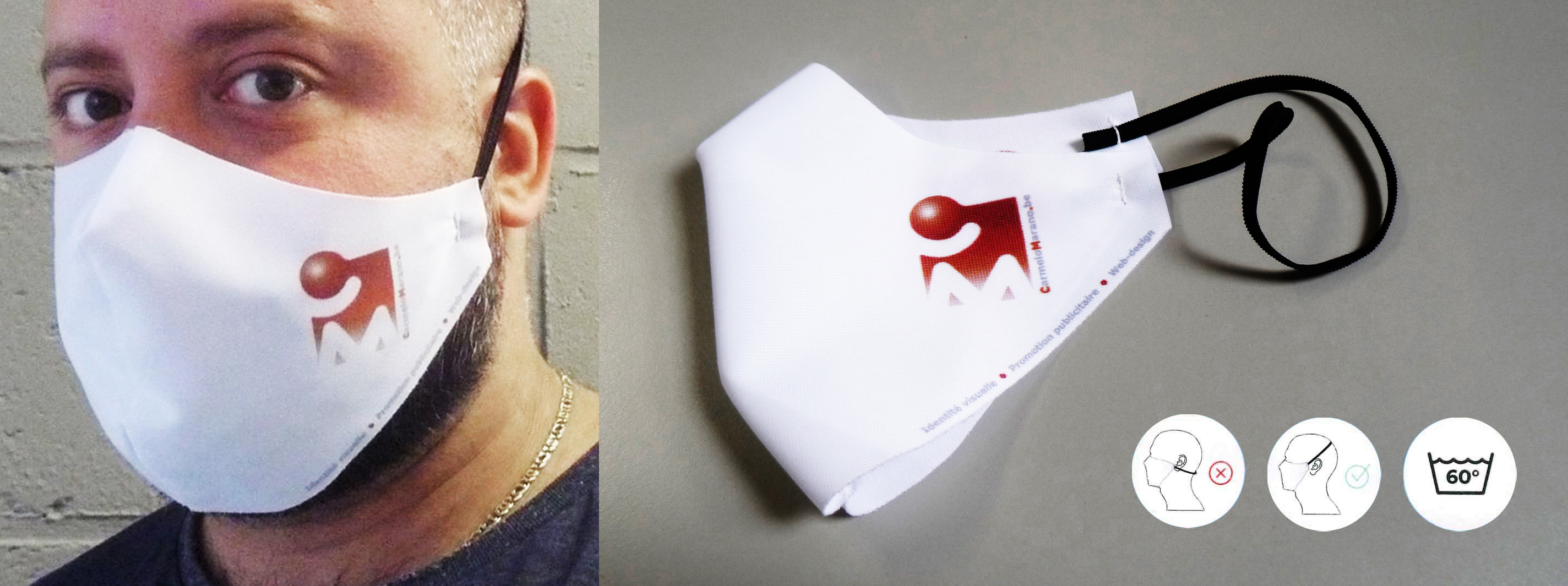 masque de protection personnalisé